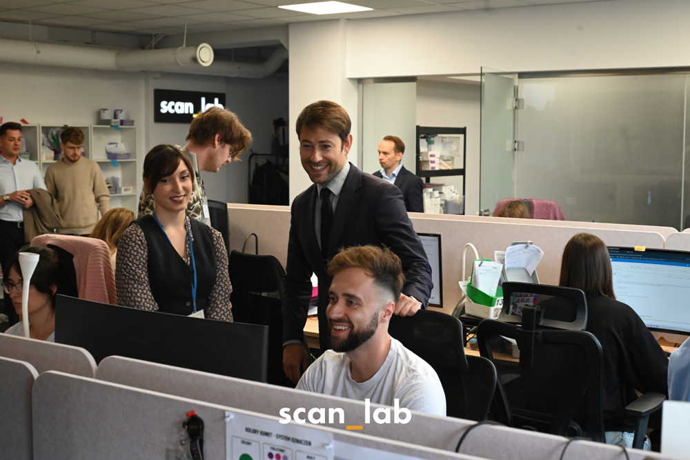 Pierwszy Wiceprezydent Miasta Łodzi z wizytą w Scanlab